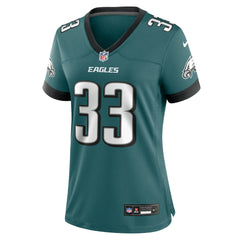 Cooper DeJean Philadelphia Eagles Women's Team Game Jersey - Midnight Green Jerseys