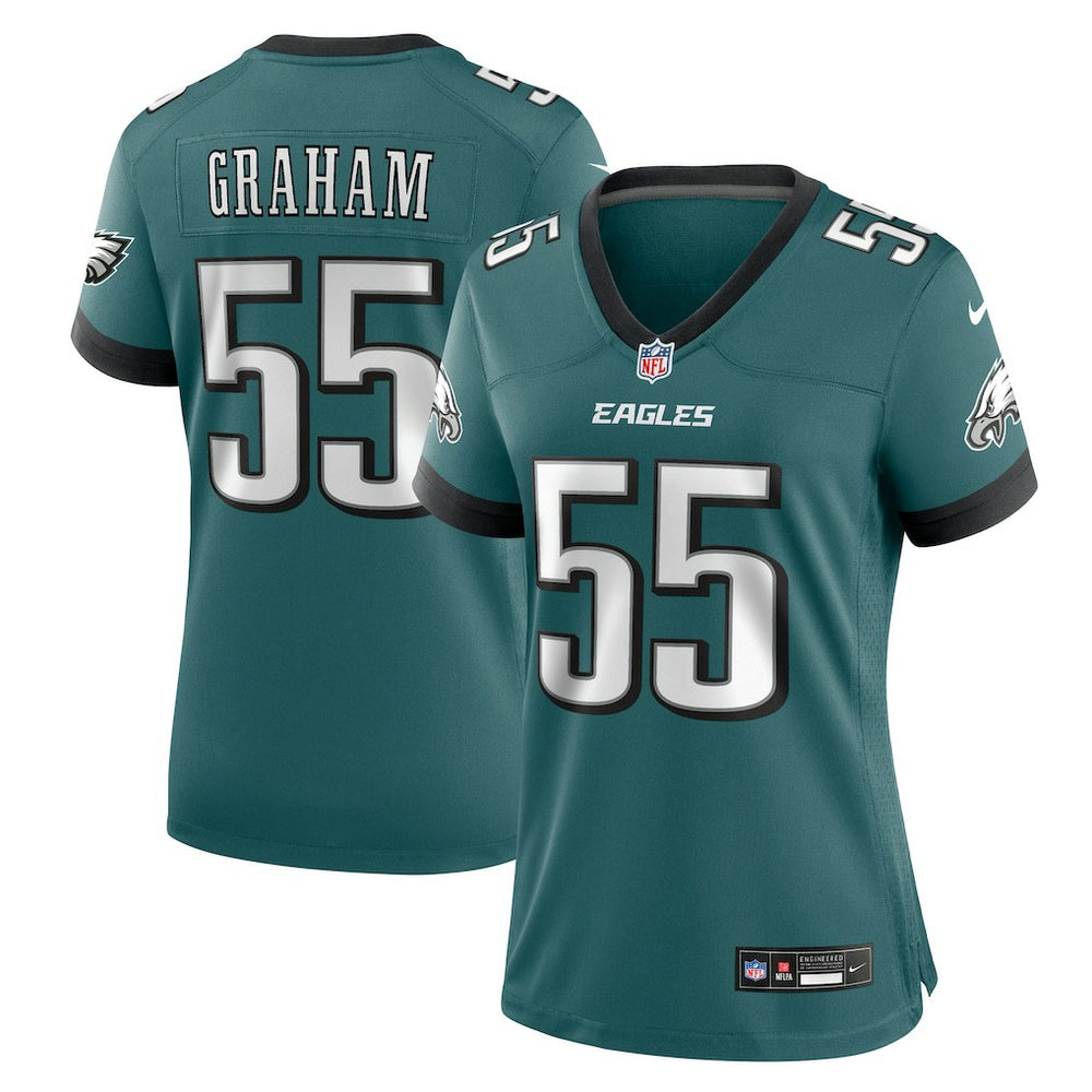 Brandon Graham Philadelphia Eagles Women's Team Game Jersey - Midnight Green Jerseys