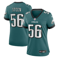 Tyler Steen Philadelphia Eagles Women's Team Game Jersey - Midnight Green Jerseys