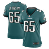 Lane Johnson Philadelphia Eagles Women's Team Game Jersey - Midnight Green Jerseys