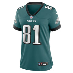Grant Calcaterra Philadelphia Eagles Women's Team Game Jersey - Midnight Green Jerseys