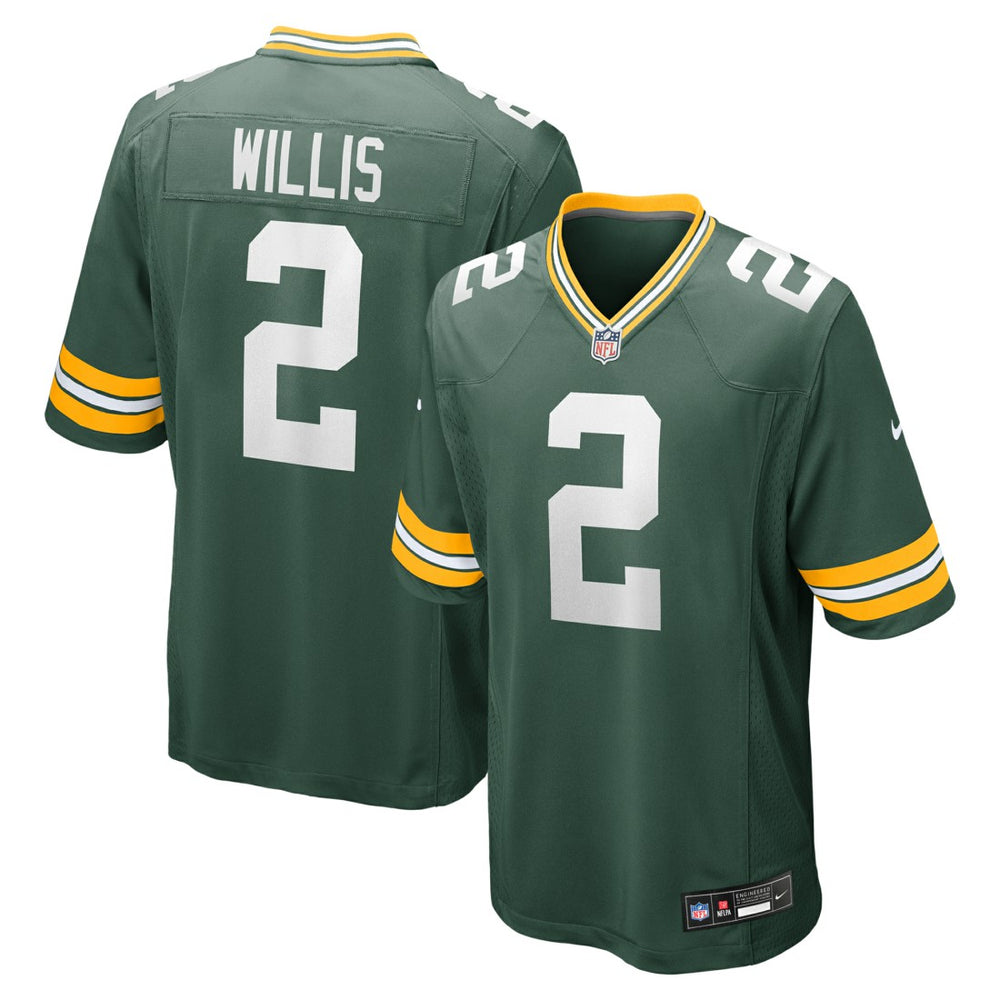 Malik Willis Green Bay Packers Game Jersey - Green Jerseys