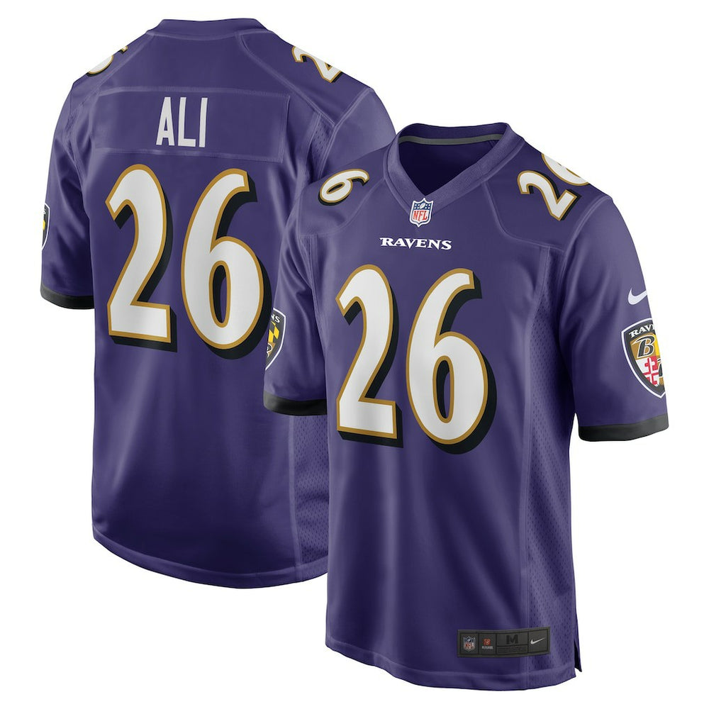 Rasheen Ali Baltimore Ravens Team Game Jersey - Purple Jerseys
