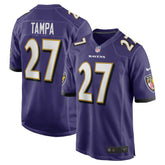 T.J. Tampa Baltimore Ravens Team Game Jersey - Purple Jerseys