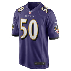 Adisa Isaac Baltimore Ravens Team Game Jersey - Purple Jerseys
