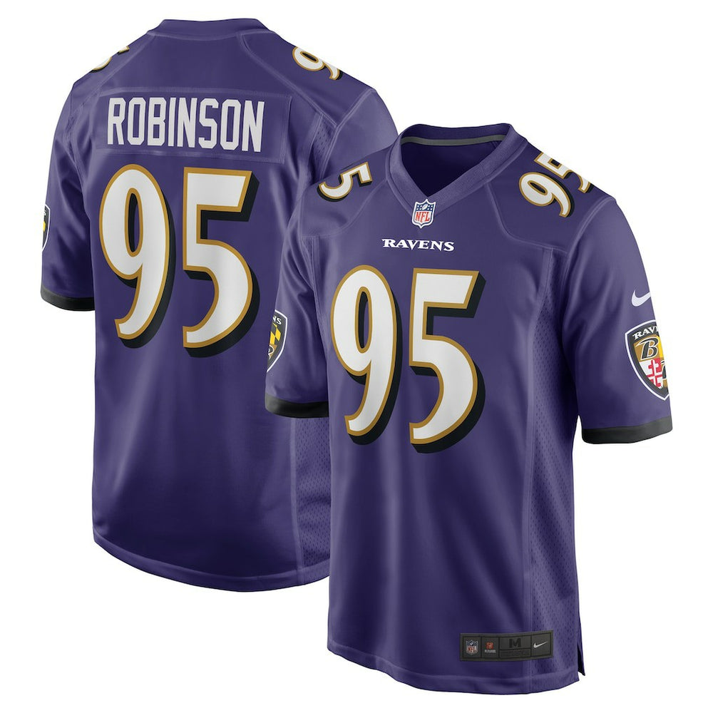 Tavius Robinson Baltimore Ravens Team Game Jersey - Purple Jerseys