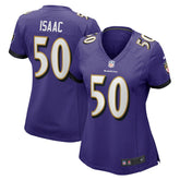 Adisa Isaac Baltimore Ravens Women's Game Jersey - Purple Jerseys