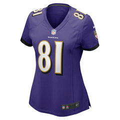 Devontez Walker Baltimore Ravens Women's Game Jersey - Purple Jerseys
