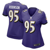 Tavius Robinson Baltimore Ravens Women's Game Jersey - Purple Jerseys