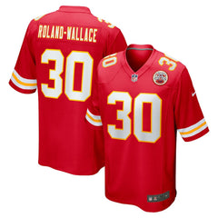 Chris Roland-Wallace Kansas City Chiefs Game Jersey - Red Jerseys