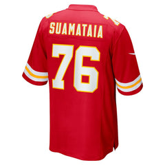 Kingsley Suamataia Kansas City Chiefs Game Jersey - Red Jerseys