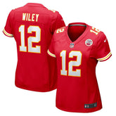 Jared Wiley Kansas City Chiefs Women's Game Jersey - Red Jerseys