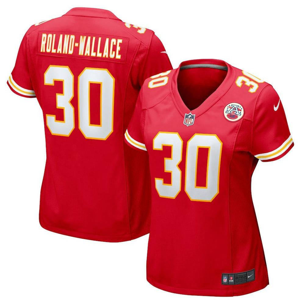 Chris Roland-Wallace Kansas City Chiefs Women's Game Jersey - Red Jerseys