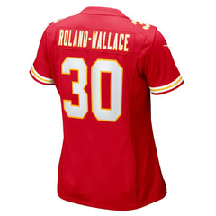 Chris Roland-Wallace Kansas City Chiefs Women's Game Jersey - Red Jerseys