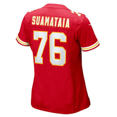 Kingsley Suamataia Kansas City Chiefs Women's Game Jersey - Red Jerseys