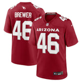 Aaron Brewer Arizona Cardinals Team Game Jersey - Cardinal Jerseys