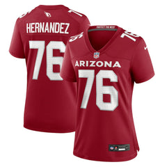 Will Hernandez Arizona Cardinals Women's Game Jersey - Cardinal Jerseys