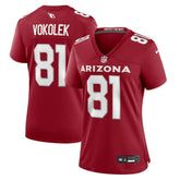 Travis Vokolek Arizona Cardinals Women's Game Jersey - Cardinal Jerseys