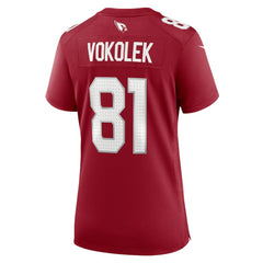 Travis Vokolek Arizona Cardinals Women's Game Jersey - Cardinal Jerseys