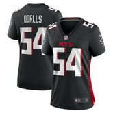 Brandon Dorlus Atlanta Falcons Women's Game Jersey - Black Jerseys