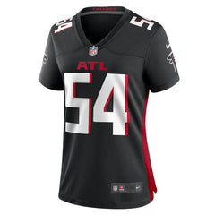 Brandon Dorlus Atlanta Falcons Women's Game Jersey - Black Jerseys