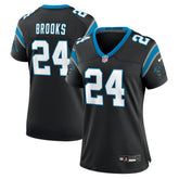 Jonathon Brooks Carolina Panthers Women's Game Jersey - Black Jerseys