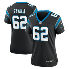 Chandler Zavala Carolina Panthers Women's Game Jersey - Black Jerseys