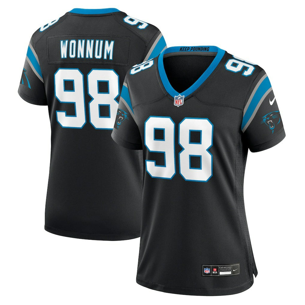 D.J. Wonnum Carolina Panthers Women's Game Jersey - Black Jerseys