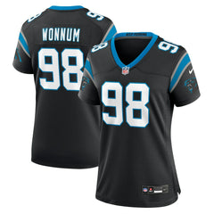 D.J. Wonnum Carolina Panthers Women's Game Jersey - Black Jerseys