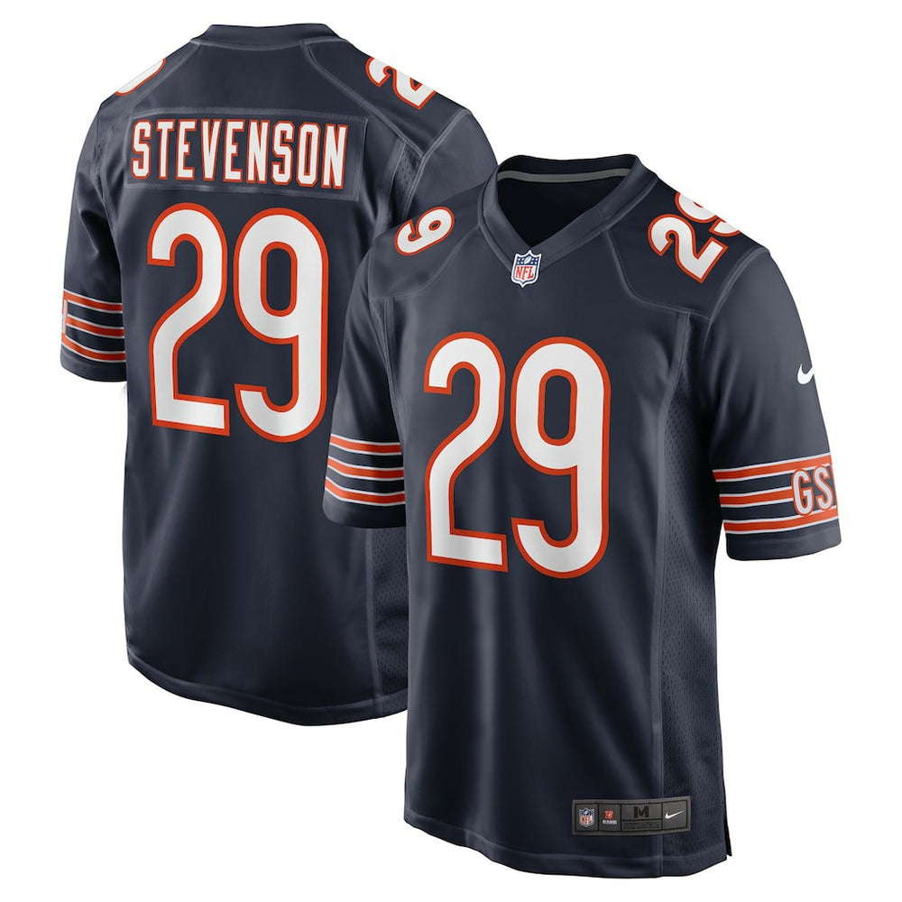 Tyrique Stevenson Chicago Bears Game Jersey - Navy Jerseys