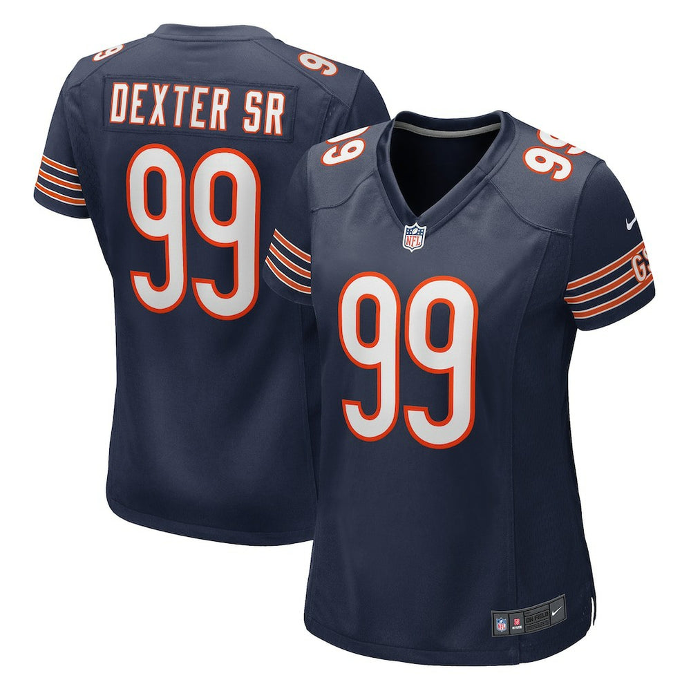 Gervon Dexter Sr. Chicago Bears Women's Game Jersey - Navy Jerseys