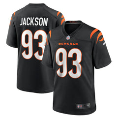 McKinnley Jackson Cincinnati Bengals Game Jersey - Black Jerseys