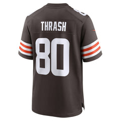 Jamari Thrash Cleveland Browns Team Game Jersey - Brown Jerseys