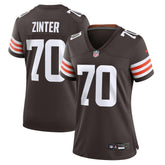 Zak Zinter Cleveland Browns Women's Game Jersey - Brown Jerseys