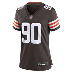 Maurice Hurst II Cleveland Browns Women's Game Jersey - Brown Jerseys