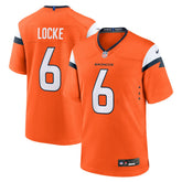 P.J. Locke Denver Broncos Team Game Jersey - Orange Jerseys