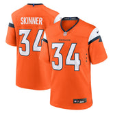 JL Skinner Denver Broncos Team Game Jersey - Orange Jerseys