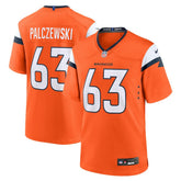 Alex Palczewski Denver Broncos Team Game Jersey - Orange Jerseys