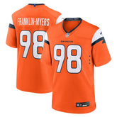 John Franklin-Myers Denver Broncos Team Game Jersey - Orange Jerseys