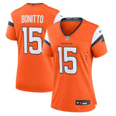 Nik Bonitto Denver Broncos Women's Team Game Jersey - Orange Jerseys