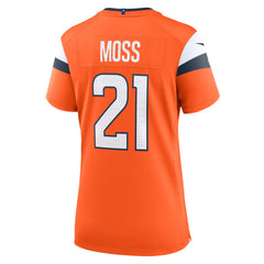 Riley Moss Denver Broncos Women's Team Game Jersey - Orange Jerseys