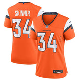 JL Skinner Denver Broncos Women's Team Game Jersey - Orange Jerseys