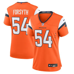 Alex Forsyth Denver Broncos Women's Team Game Jersey - Orange Jerseys