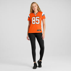 Lucas Krull Denver Broncos Women's Team Game Jersey - Orange Jerseys