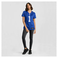 Malik Nabers New York Giants Women's Game Jersey - Royal Jerseys