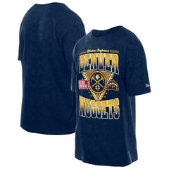 Denver Nuggets Old School Sport Vintage Wash T-Shirt Navy - New Era