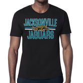 Jacksonville Jaguars Starter Mesh Look Retro Team Logo T-Shirt - Black T-shirts