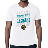 Jacksonville Jaguars Starter Repeat Wordmark Retro Team Logo T-Shirt - White T-shirts