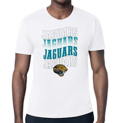 Jacksonville Jaguars Starter Repeat Wordmark Retro Team Logo T-Shirt - White T-shirts