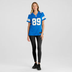 Brock Wright Detroit Lions Women's Team Game Jersey - Blue Jerseys